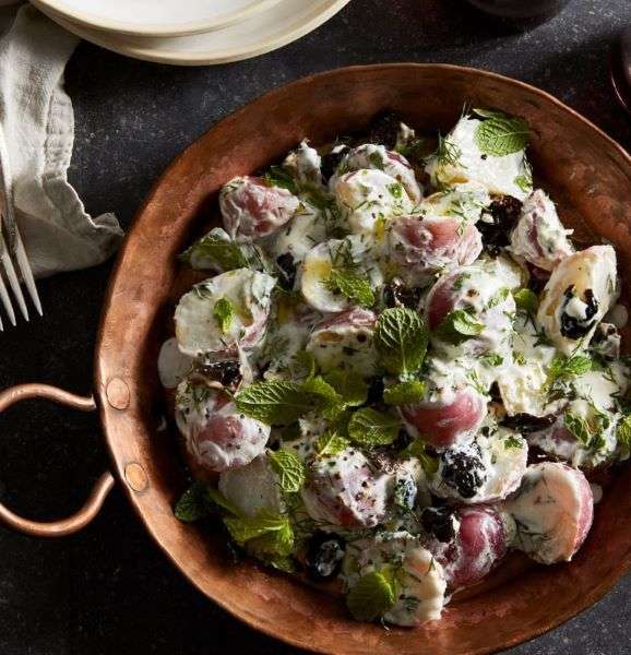 greek yogurt potato summer salad