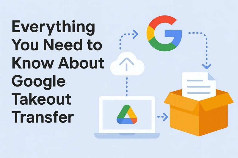 google takeout transfer to another account