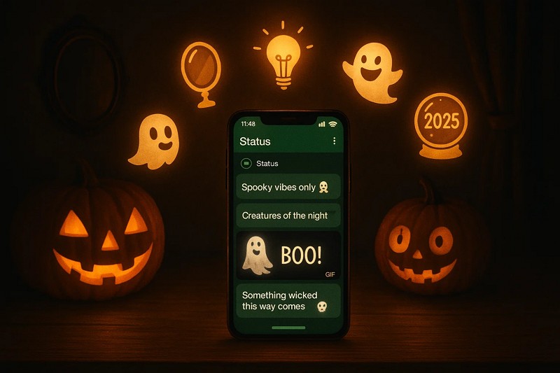 tips for halloween whatsapp status