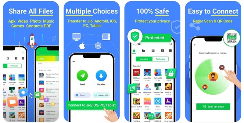 move data with inshare app