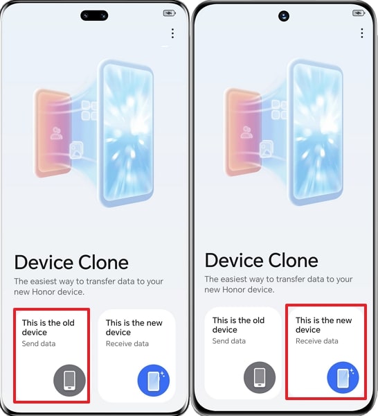 access clone device app on devices