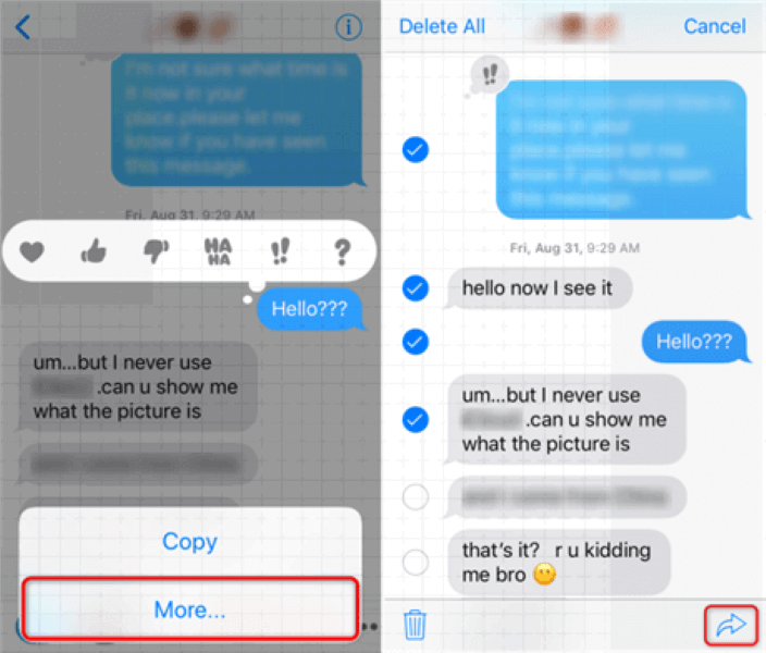 imessage send to mail