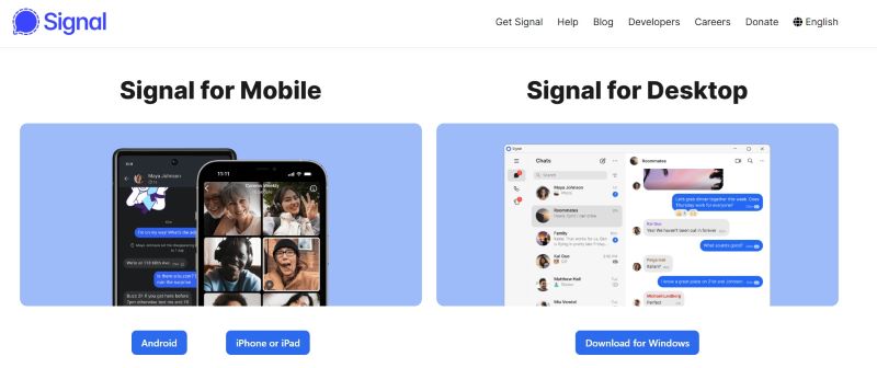 signal for desktop windows