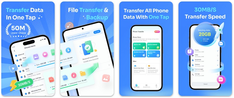 mobiletrans data transferring app