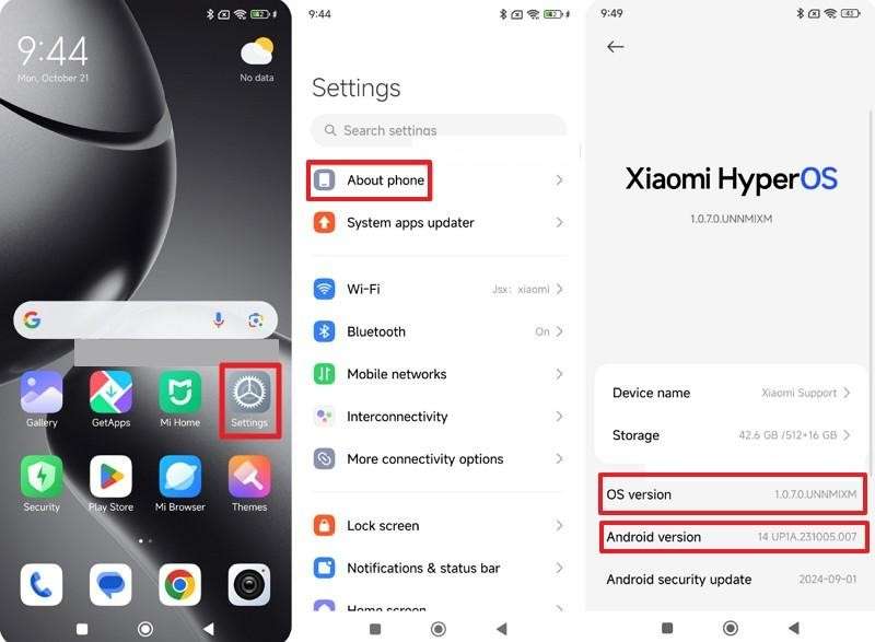 verify device and os compatibility