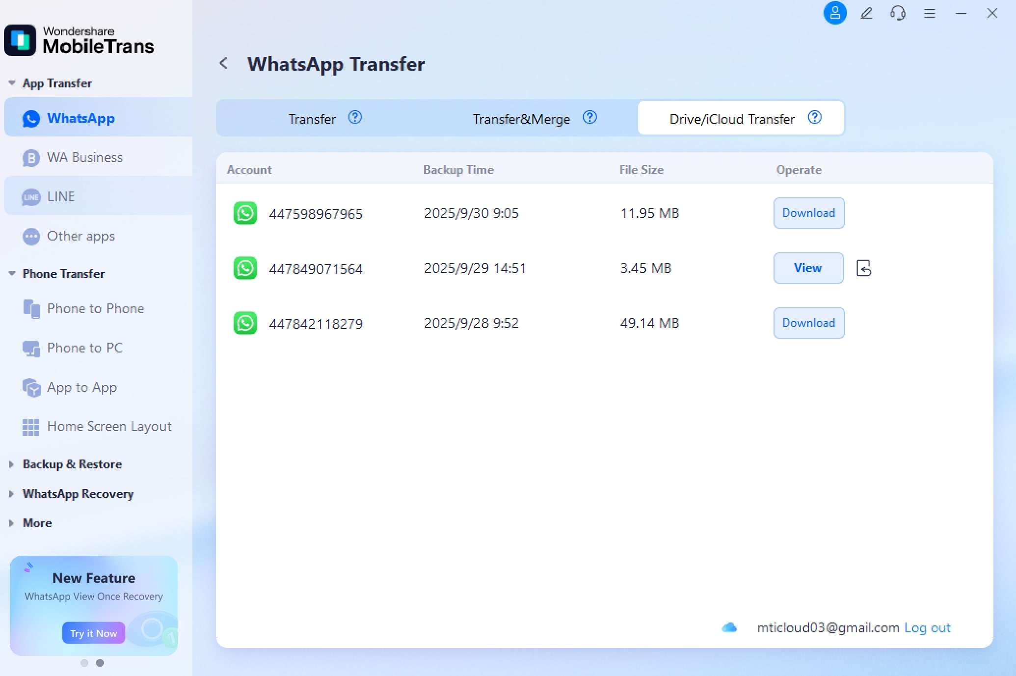 access whatsapp backup in icloud
