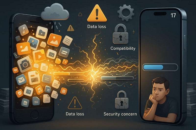 iphone 17 transfer issues