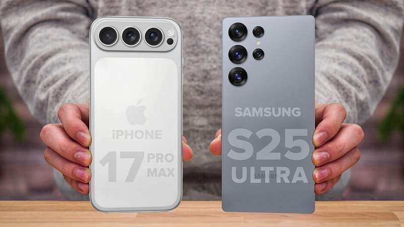 iphone 17 pro max vs samsung s25 ultra