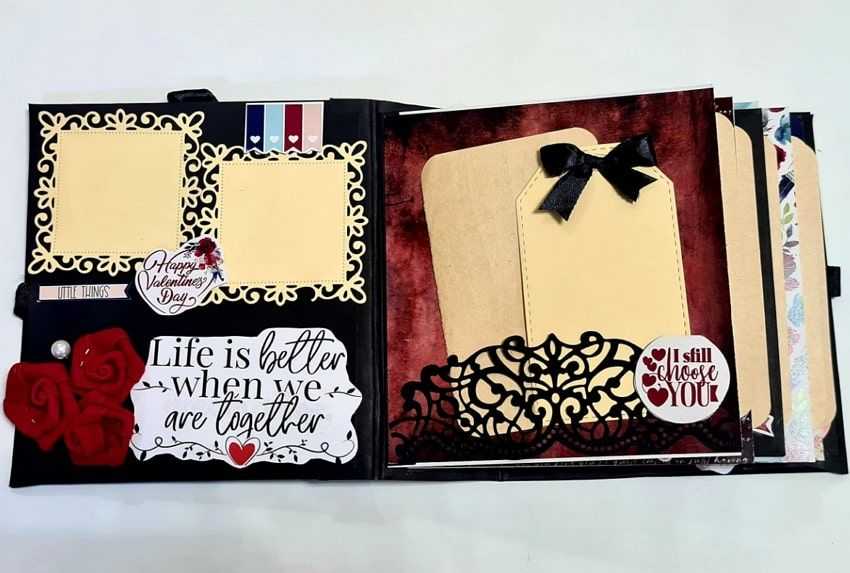 scrap book creation idea 