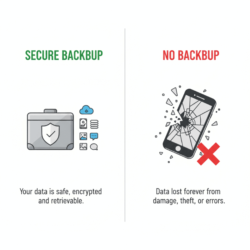 backup iphone data to keep safe