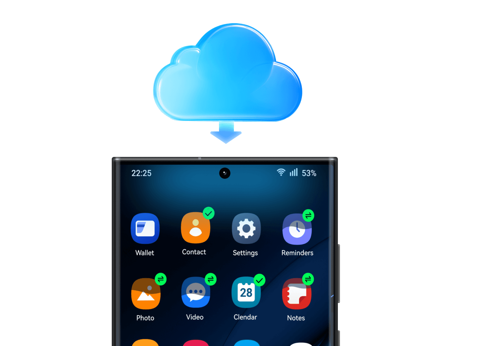 transfer from icloud to android