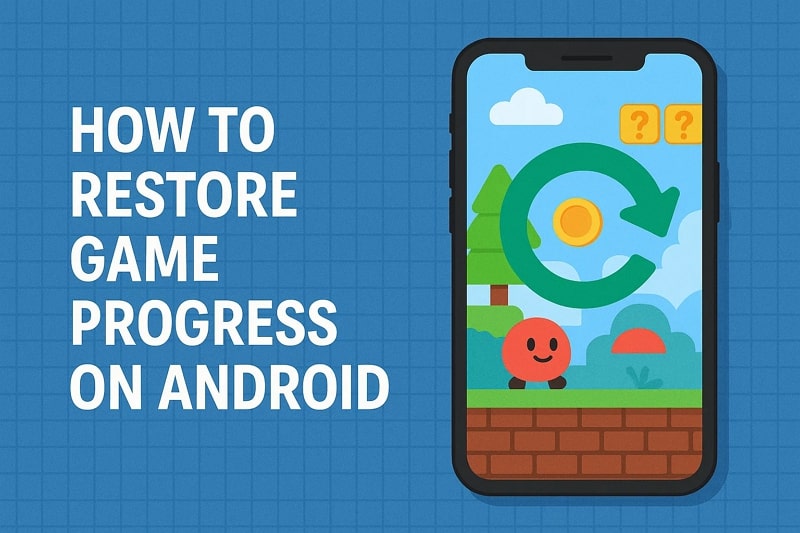 restore game progress on android