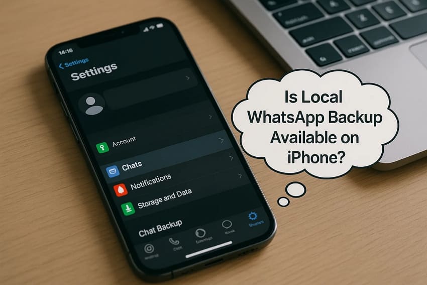 local whatsapp backup iphone