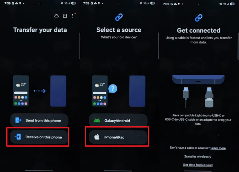 connect samsung and iphone
