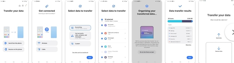samsung smart switch data transferring app