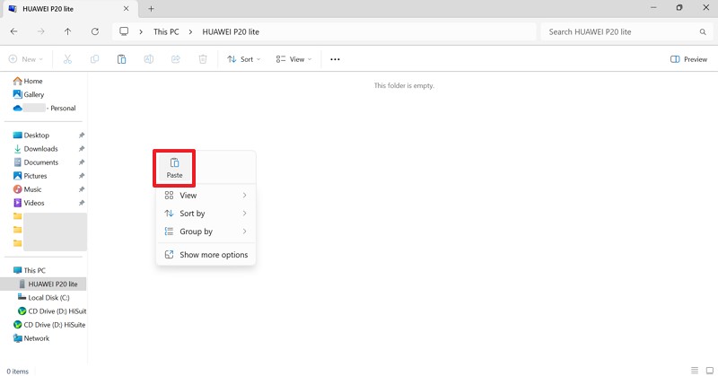 paste iphone video to android storage