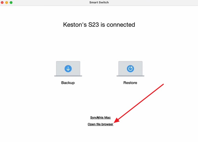 pick open file in broswer