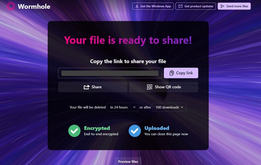 wormhole swisstransfer alternative