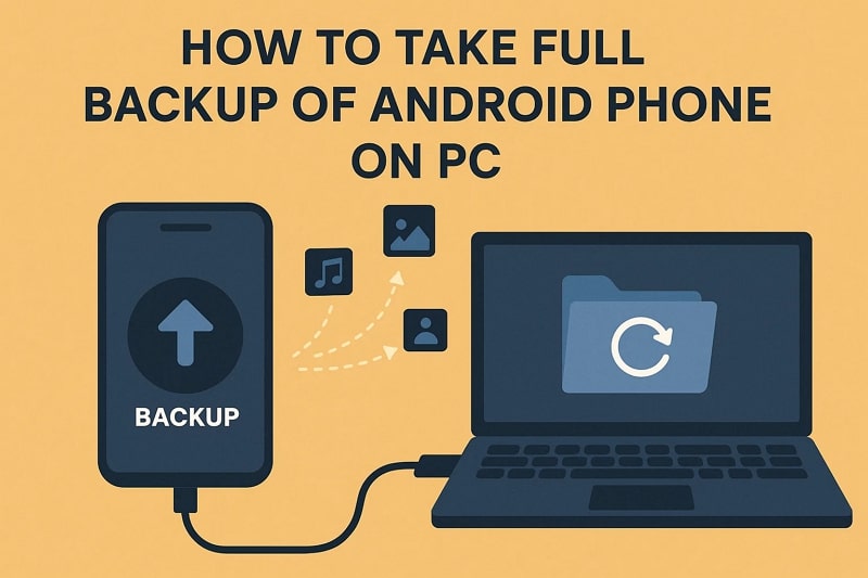 guide to backup android data to pc