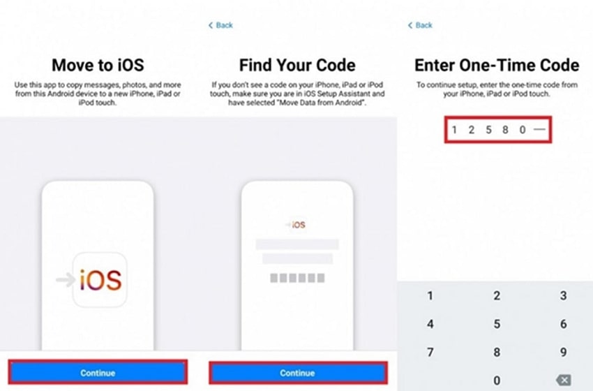 continue on move to ios