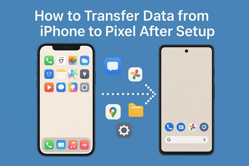 iphone data to pixel after setup