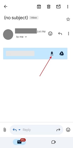 save data to pixel through gmail
