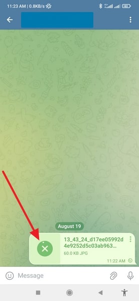 download data to lg through telegram