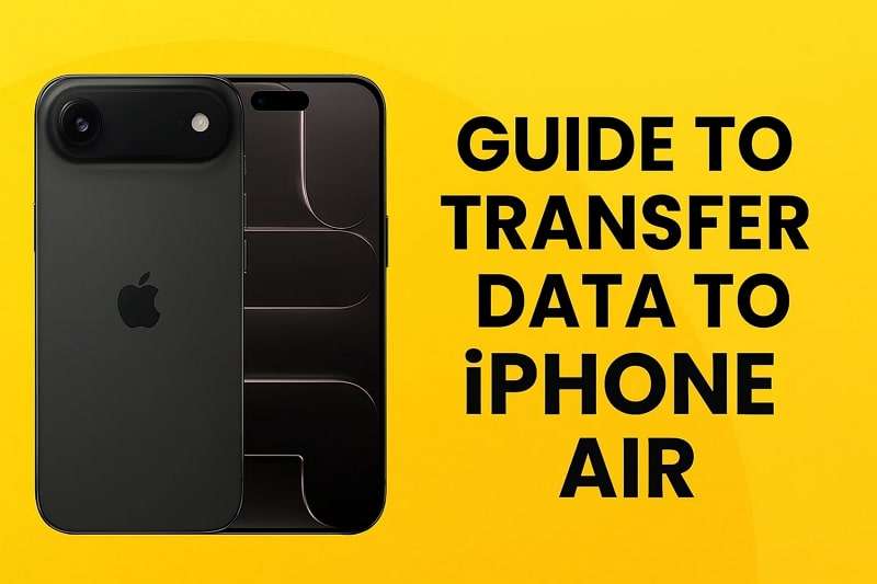 guide for data transfer iphone air