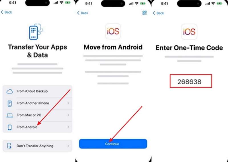fetch code to scan on android