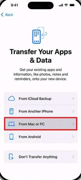 choose from mac or pc