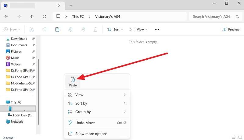 choose the past option