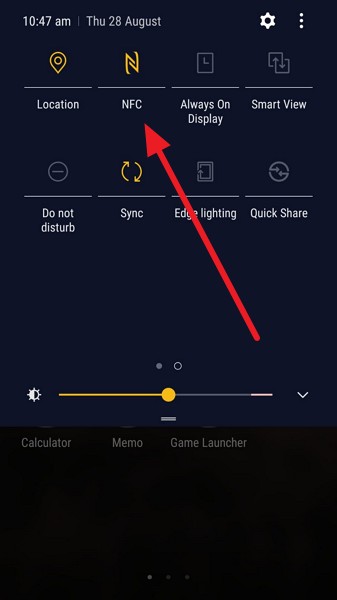 enable nfc on android
