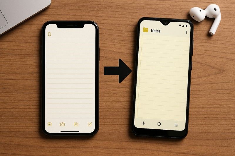 can i transfer iphone notes to android