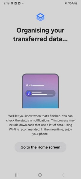 receive text messages on new samsung
