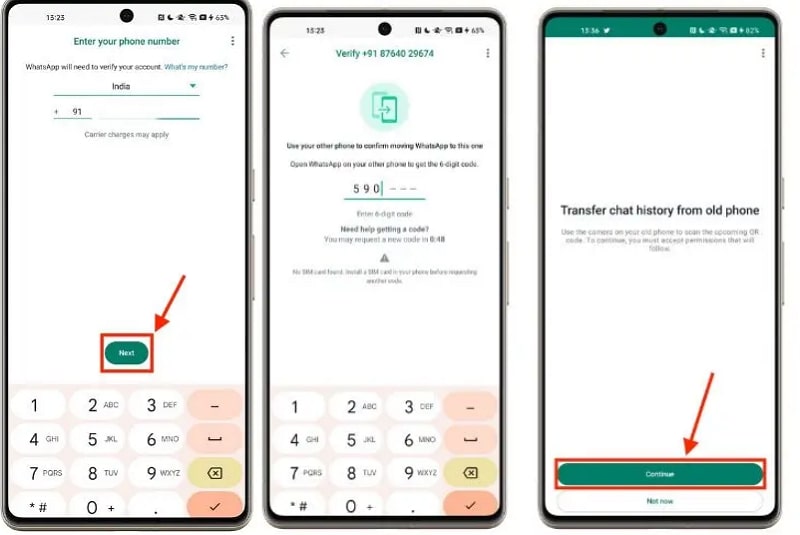 continue to transfer chat history