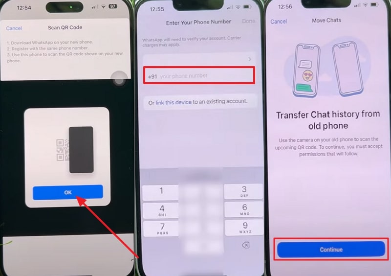 add contacts details new whatsapp iphone