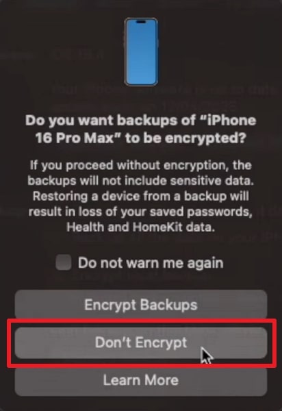 backup iphone data