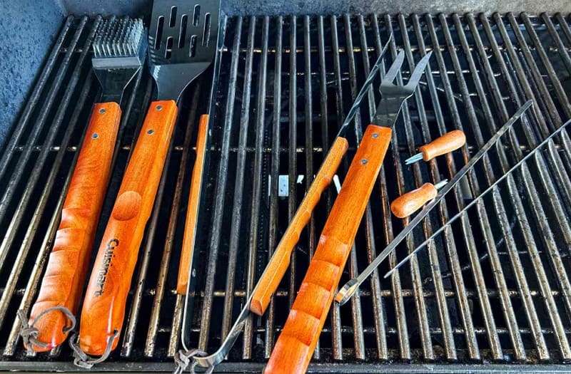 grill sets as father day ideas