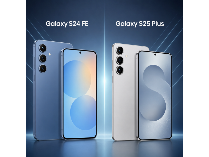 galaxy s24 fe vs galaxy s25 plus camera comparison