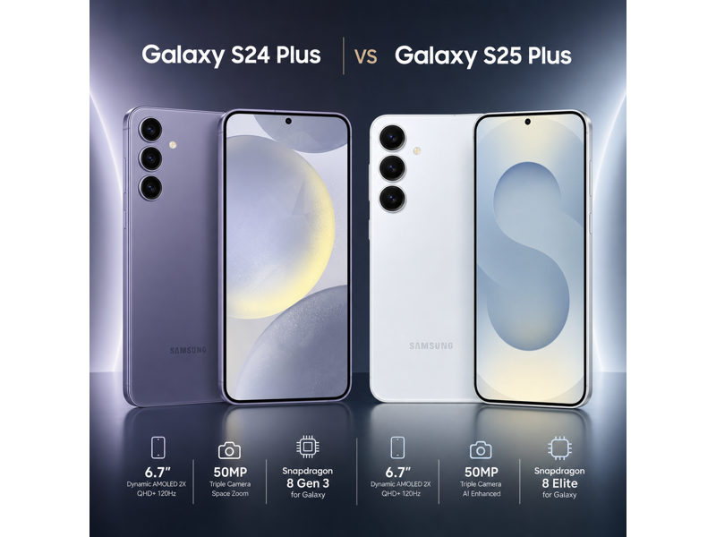 galaxy s24 plus vs galaxy s25 plus camera comparison
