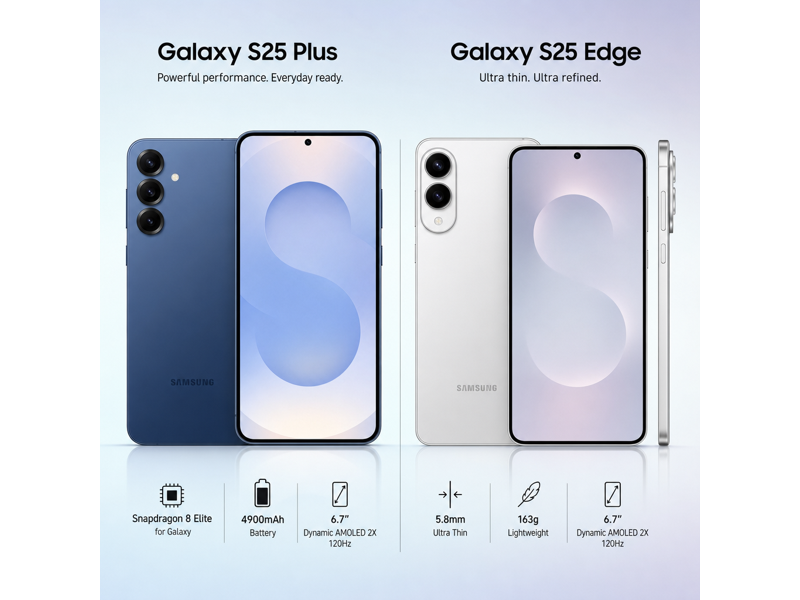 galaxy s25 plus vs galaxy s25 edge