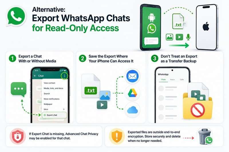 other whatsapp transfer ways