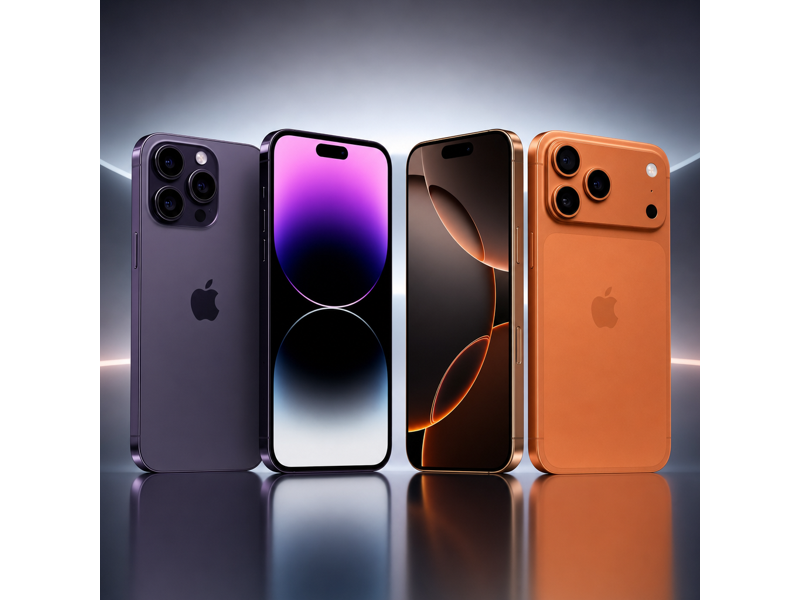 iphone 14 pro max vs iphone 17 pro camera comparison
