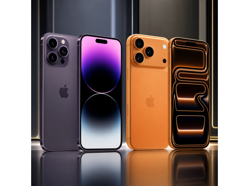 iphone 14 pro max vs iphone 17 pro max camera comparison