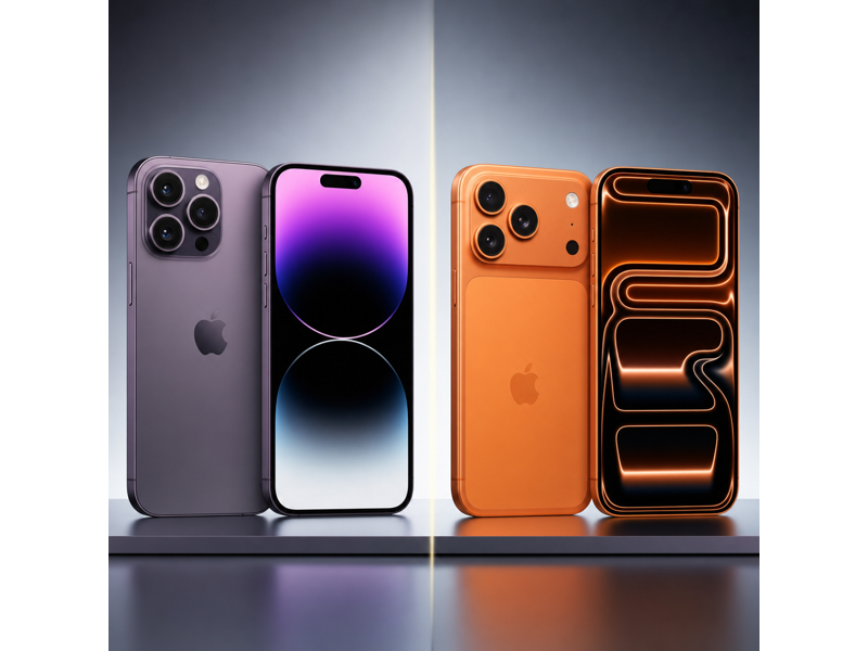 iphone 14 pro vs iphone 17 pro camera comparison