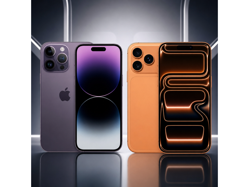 iphone 14 pro vs iphone 17 pro max camera comparison