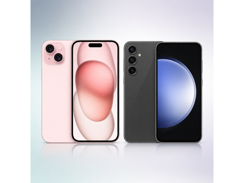 iphone 15 plus vs galaxy s23 fe
