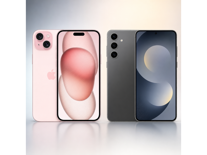 iphone 15 plus vs galaxy s24 fe
