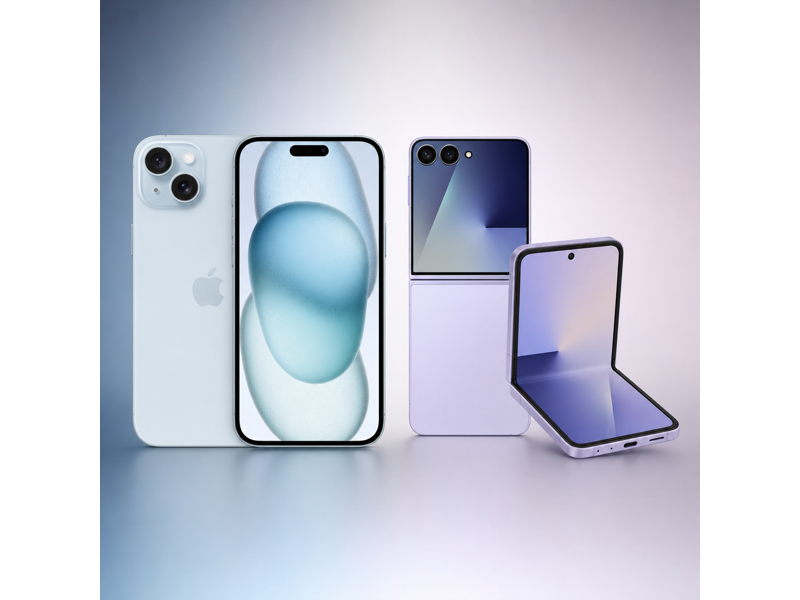 iphone 15 plus vs galaxy z flip7