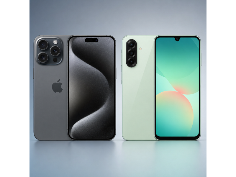 iphone 15 pro max vs galaxy a26 5g